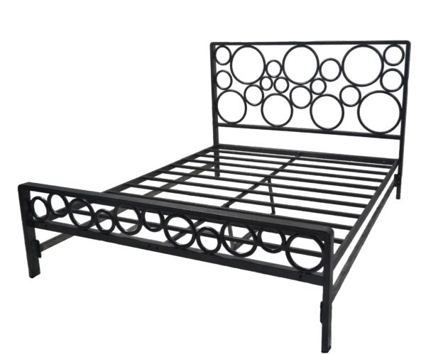 metal bed frame, queen size
